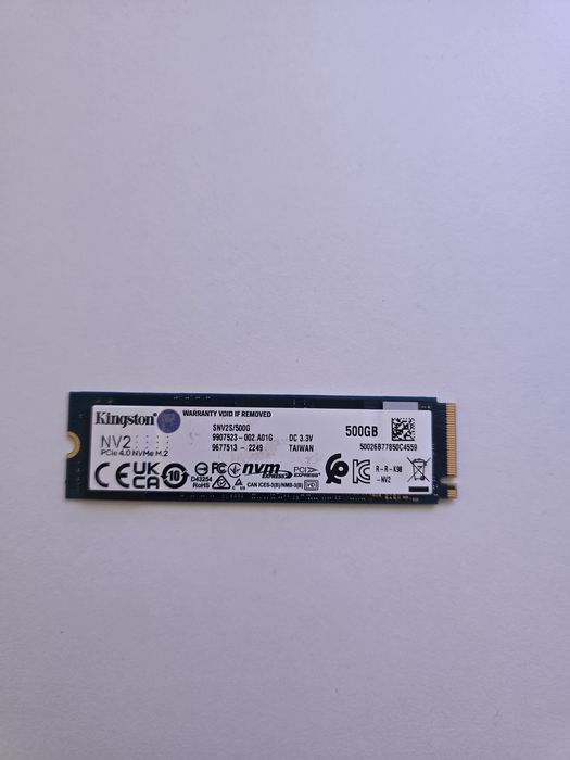 SSD M2 NVME PCi-E 4.0 Kingston 512GB NV2 si 256GB NV1