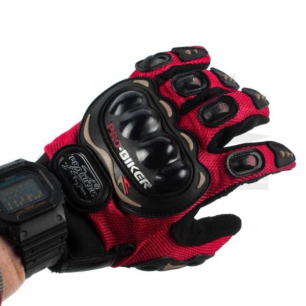 Ръкавици PRO-BIKER/RED Подходящи за офроуд състезателни мотоциклети, к