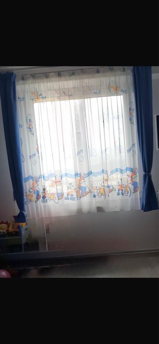 Perdea + draperii Mickey Mouse în stare foarte bună