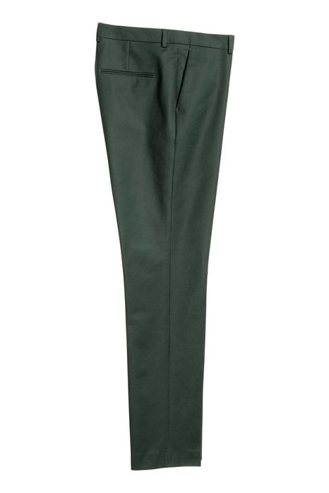 costum H&M stretch mar.50/52 gri-verde inchis talie=90/100, nou+etich.