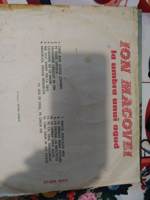 Disc vinil ion macovei