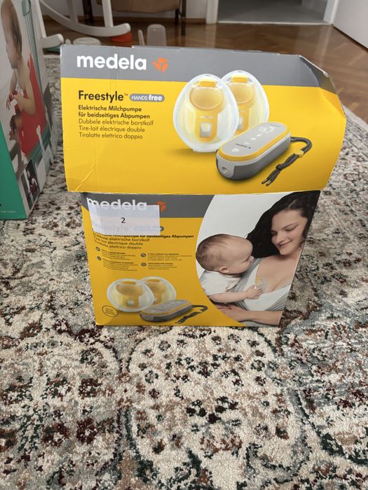 Pompa de sani duala, electrica handsfree  model: Medela  freestyle
