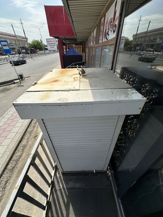 Сауда киоск павильон темір есік каркас