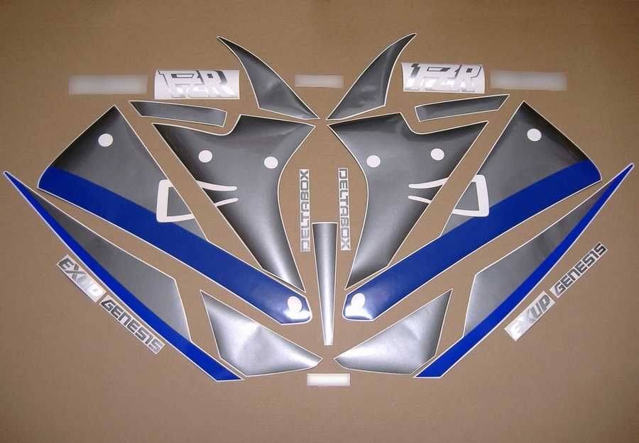 Стикери Yamaha 1000 FZR 1987г-1994г лепенки Ямаха фзр графики exup