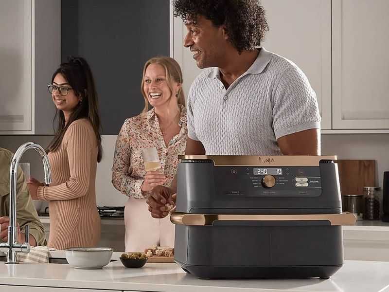 Еър Фрайър 7 в 1 Ninja Foodi FlexDrawer – 10.4L, Черен