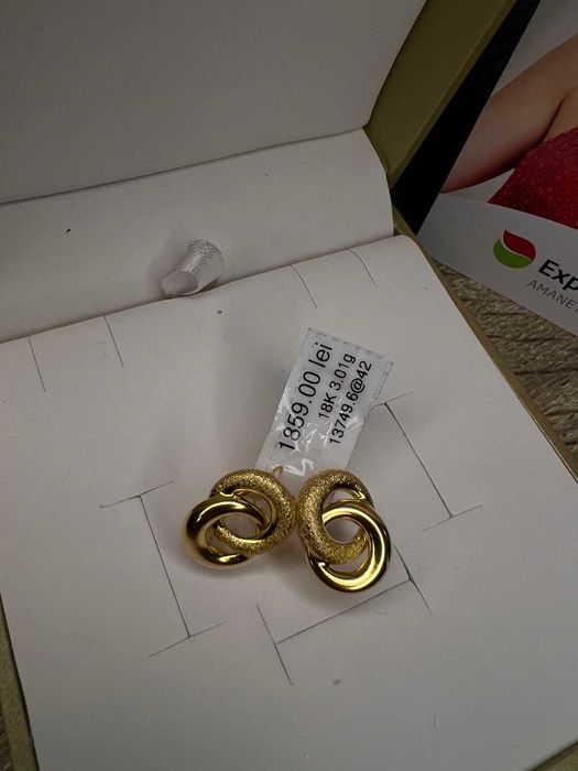 (AG42) Cercei Aur 18K 3.01g *Garantie 2 Ani* B:13749.6