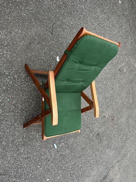Scaun lemn pliabil tip sezlong