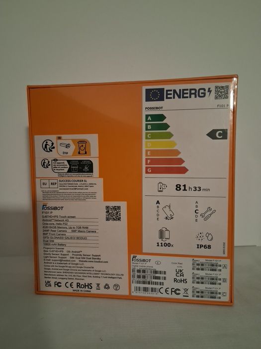 Sigilat telefon  rugged Fossibot F101P 10600mAh IP68