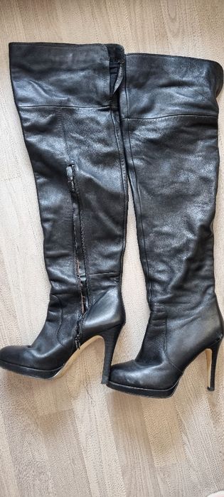 Чизми естествена кожа