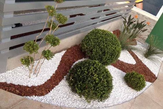 Белая галька для сада со склада в городе Шымкент