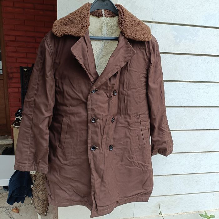 Ретро винтидж мъжка шуба от 80-те години.