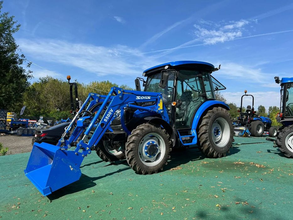 Solis Tractor nou cu cabina si incarcator, Model S60 Tractor NOU SOLIS, Model S60 cu cabina si incarcator