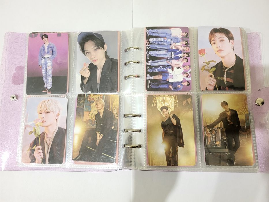 Биндер, заполненный 280 картами