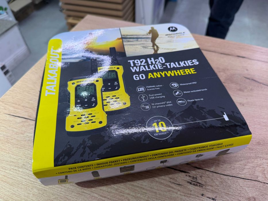 Motorola Talkabout T92 H2O – Walkie Talkie | Set 2 buc | NOU / SIGILAT