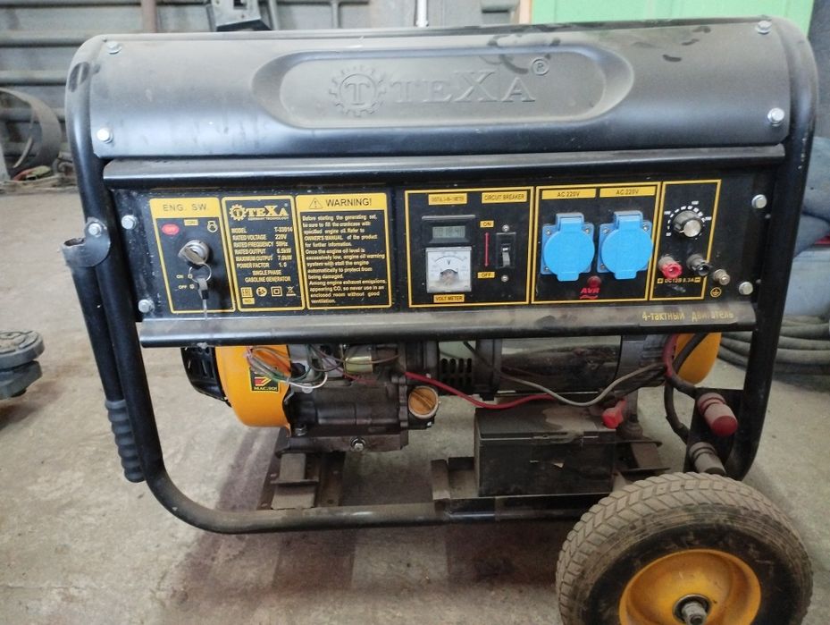 Генератор газ-бензин+сварочный 6.5kw,