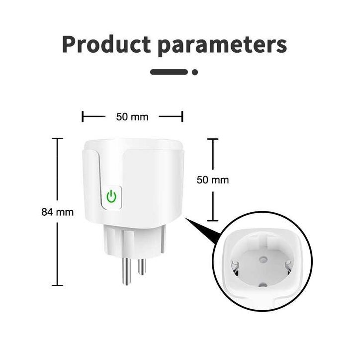 ПРОМОx3 Wi Fi smart Контакт с щепсел, Товаропоносимост  20A promo4079