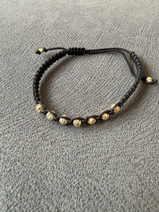 Bratara aur 14 k , 585 ,snur negru