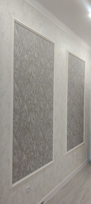 Поклейка.обоев.обои