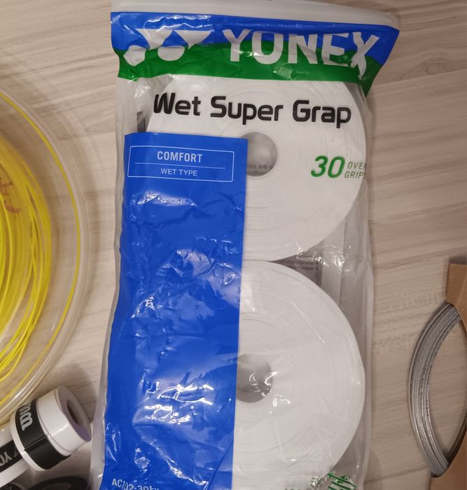 Wilson, YONEX, Head, pro's pro, накитник,грипове,антивибратори,корда