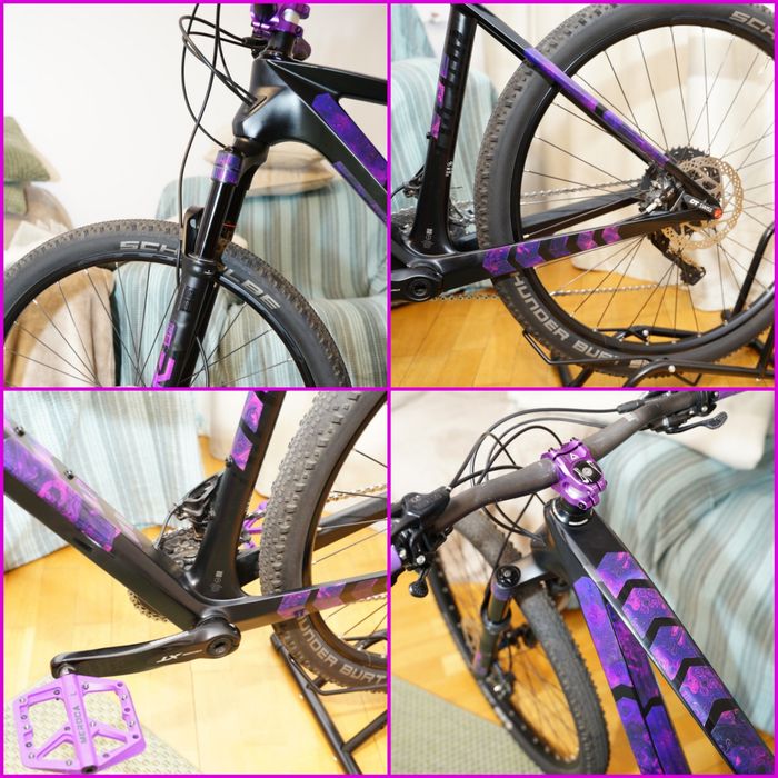 Bicicleta mtb xc Ghost Lector ca noua plus upgradeuri si custom