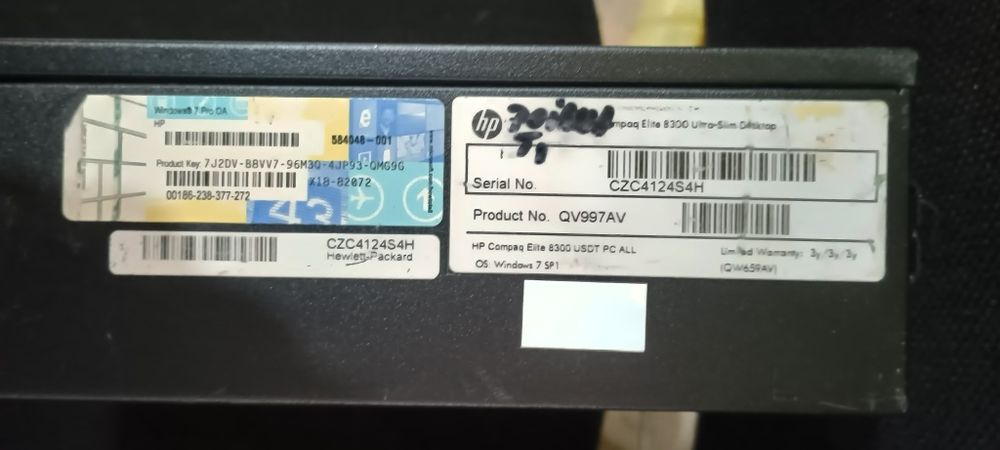 HP Compaq elite 8300 ultraslim, i3 gen 2/3, 4GB DDR3, hdd 250/320 gb