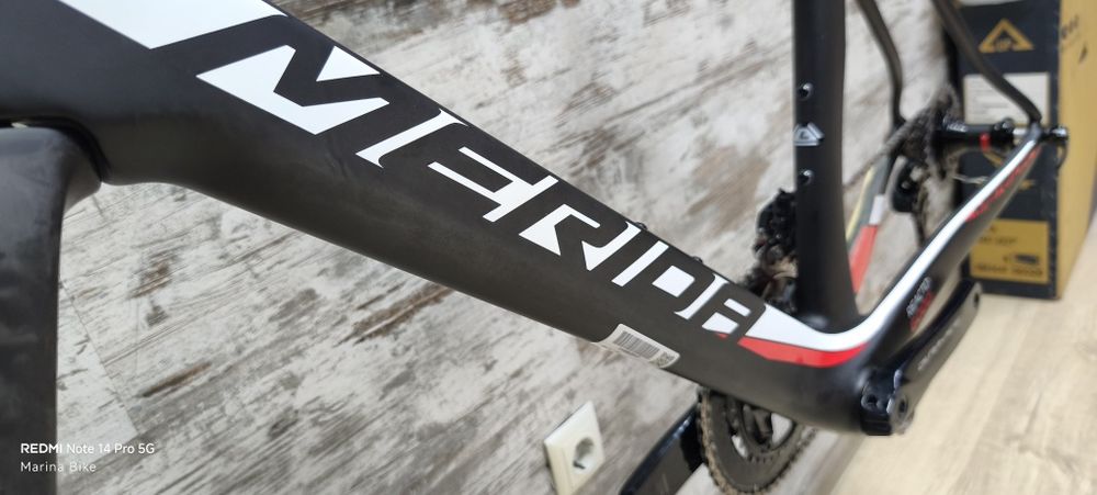 Карбонов шосеен велосипед без капли Merida Reacto Team Dura-Ace | L