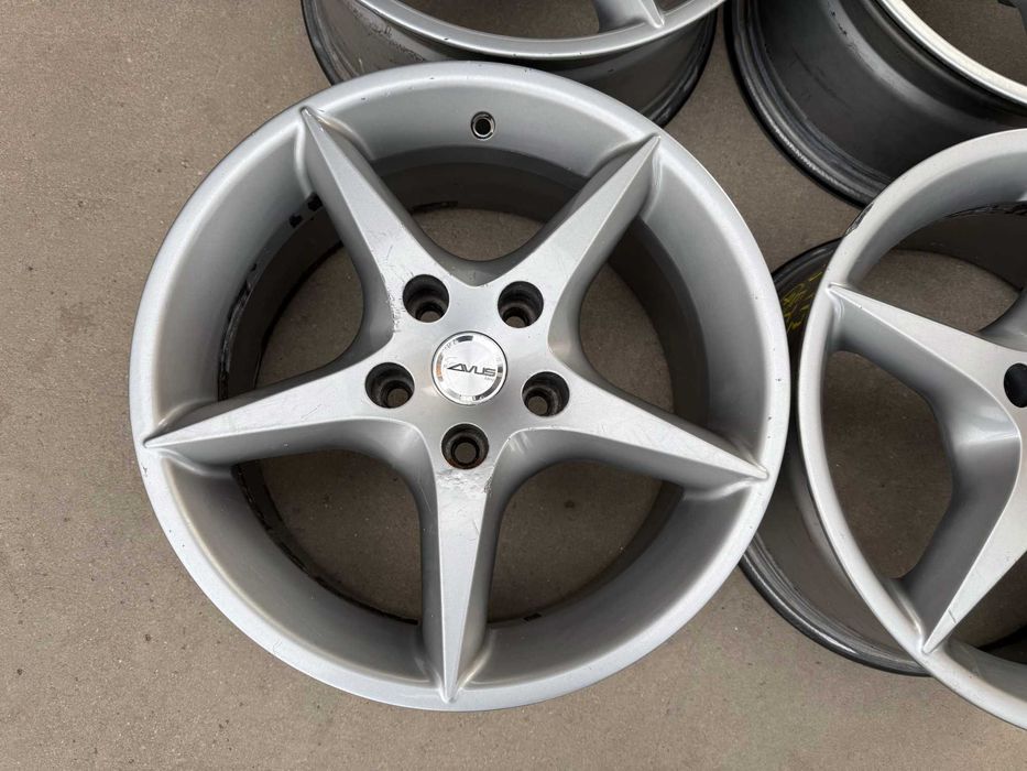 4 бр. алуминиеви джанти AVUS 16" 5x112 ,централен отвор 72, ET35, 7.5J