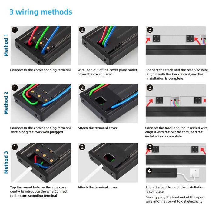 Метровая рельсовая розетка MAXI