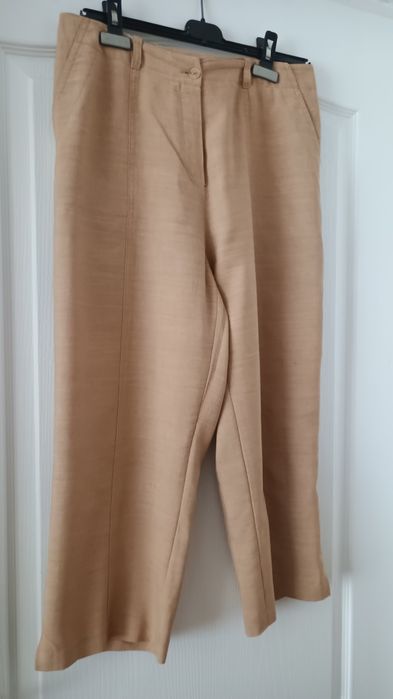 Compleu vară pantalon-bluza bej