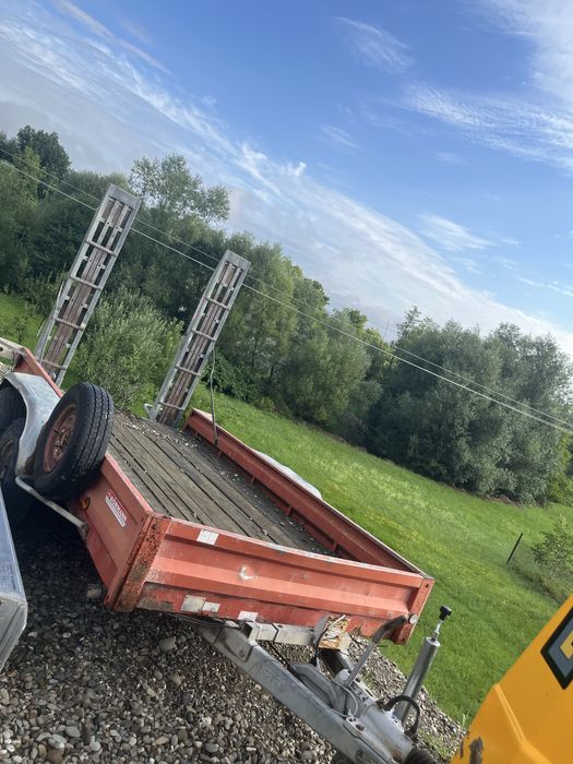 Trailer/remorca transport miniexcavator 3500kg