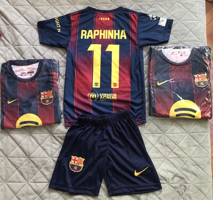 Детски Футболни Екипи на Барселона Ямал Yamal и Рафиня Raphinha