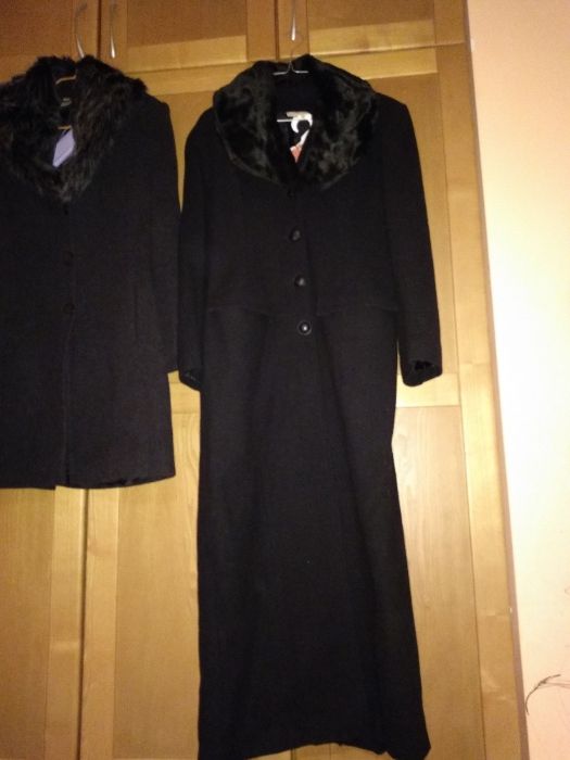 Дамско вълнено палто размер 44