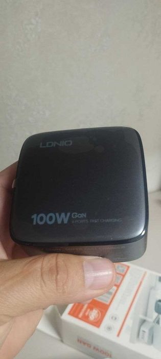 LODNIO 100W GAN Q408 Quvvatlovchi yangi. Зарядное устройство 100Вт