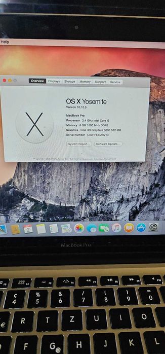 MacBook Pro 13.3'' 8GB RAM 120GB SSD Intel Core i5-Батерия 6часа! топ!