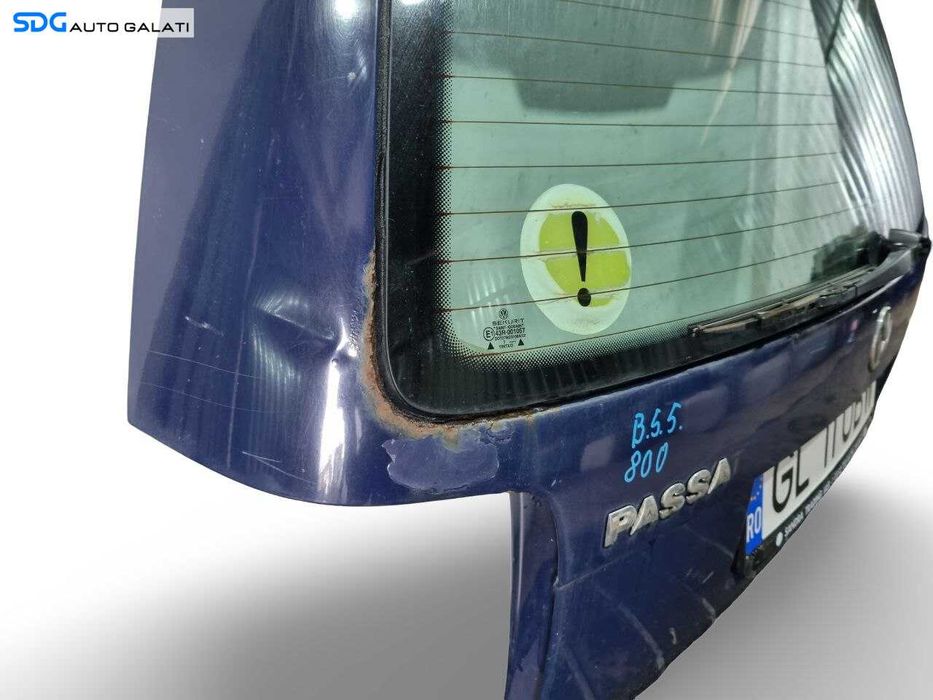 Hayon Haion Portbagaj Dezechipat cu Luneta Geam Sticla Volkswagen Passat B5 B5.5 Break Combi 2001 - 2005 Culoare LA5E Maritime Blue 3B9827025AQ [LC3895]