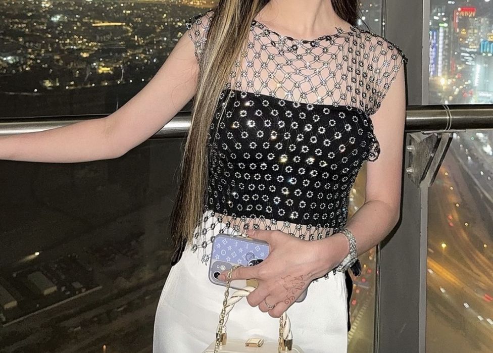 топ кофта сетка блестящая