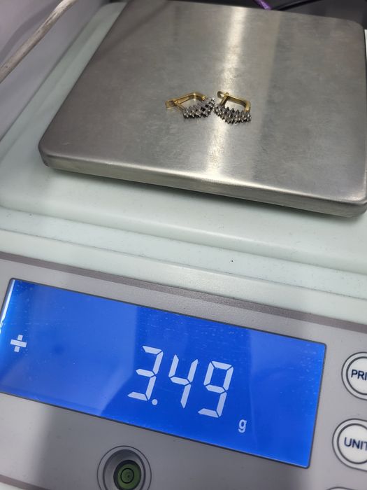 Золотые серьги 585