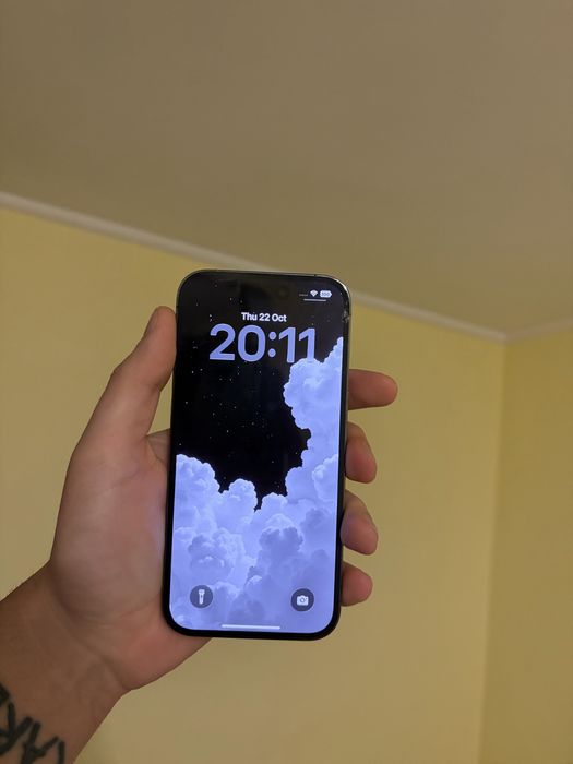 Iphone 14 Pro Midnight Purple 128GB 90% baterie si putin crapat in colt
