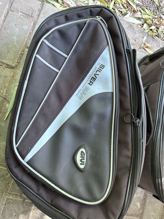 Set sidecase genti laterale textil Givi silver bag