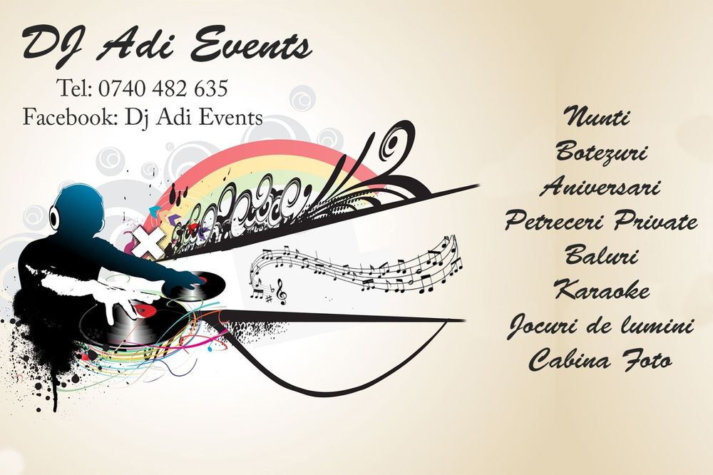 DJ EVENIMENTE: nunti, botezuri, majorate...