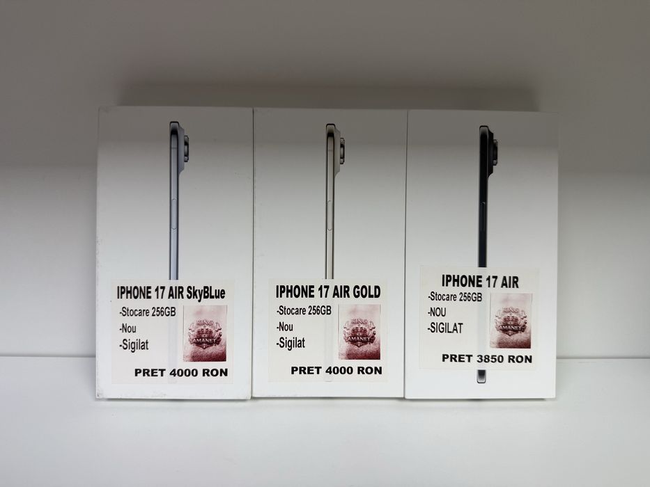 iPhone 17 AIR 256 GB nou sigilat King Amanet