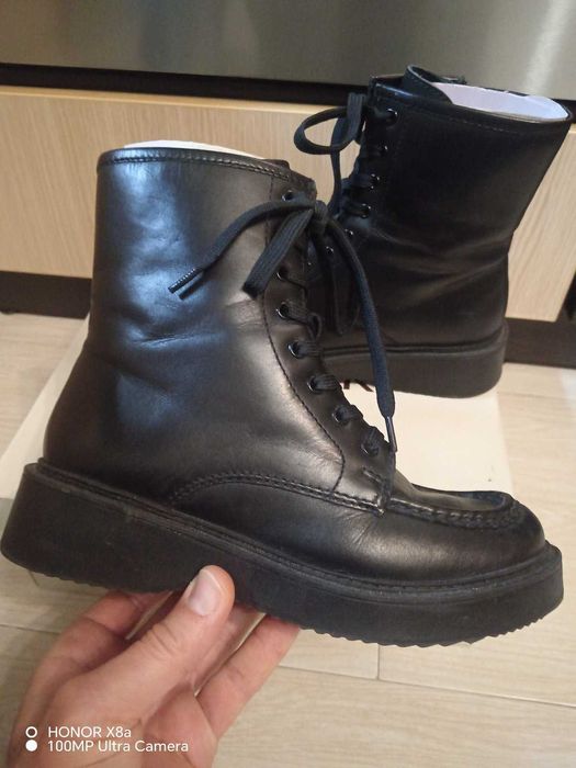 Дамски кожени боти 38