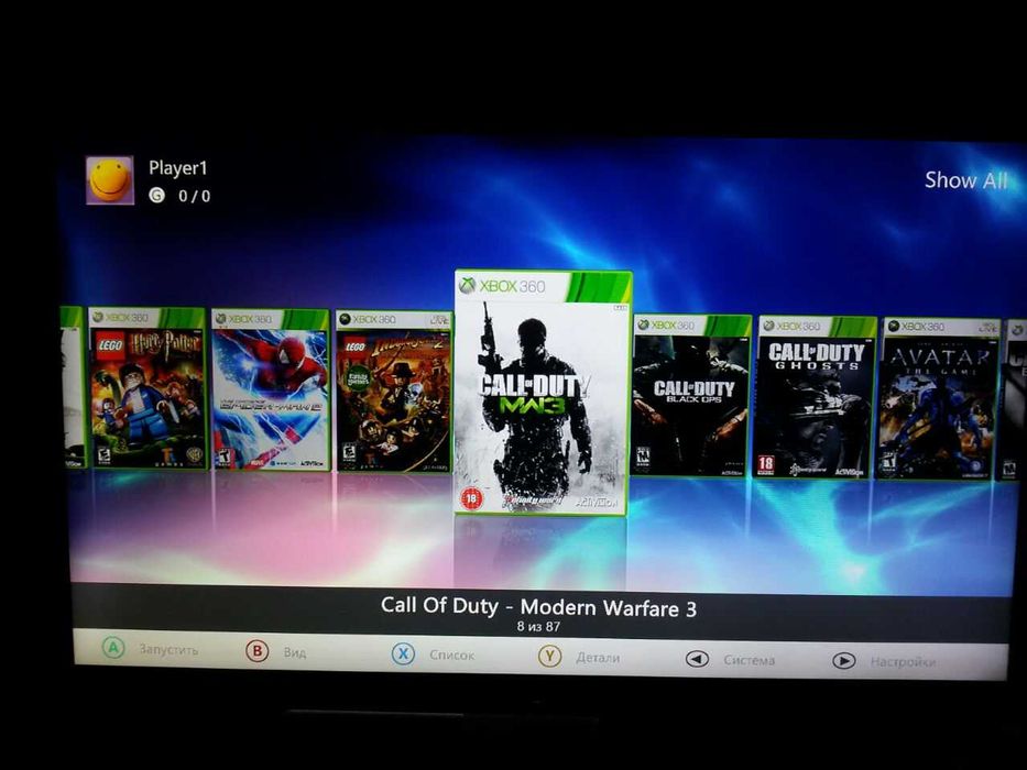 Продам XBOX 360 прошитый + 250 игр