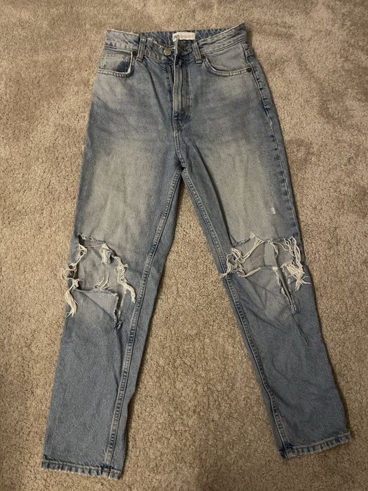 Дънки деним елизабета франки зара бершка