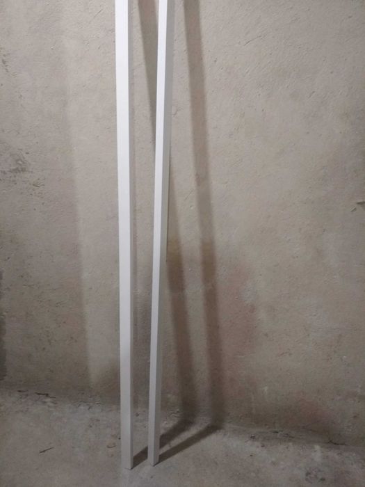 Ъглов профил 30х30мм 200см и 40х20мм 200см алуминиев бял