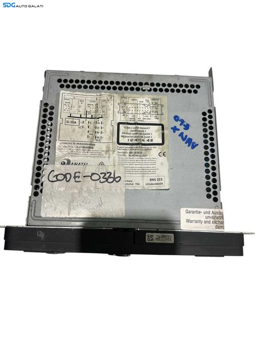 Navigatie Radio CD Player Amundsen RNS315 Skoda Yeti 2010 - 2018 Cod 3T0035197A [S0125]