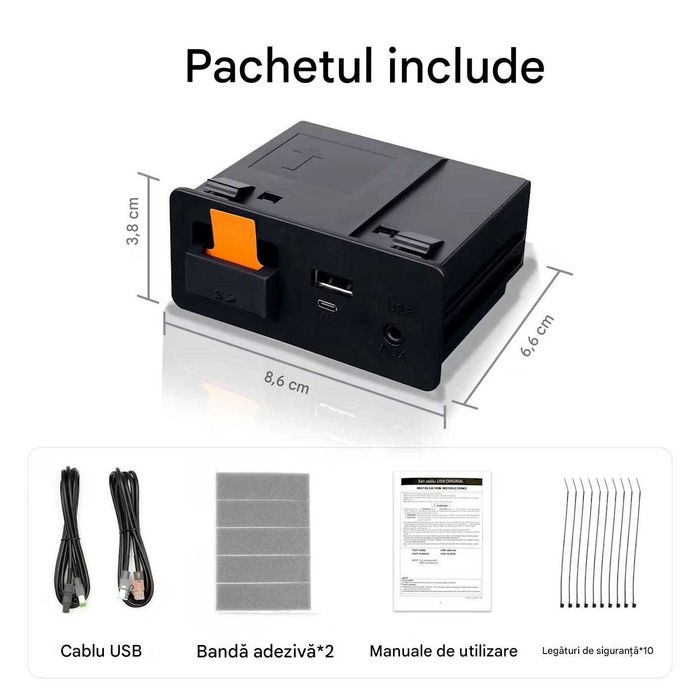 Modul CarPlay / Adroid auto Wireless compatibil cu Mazda 2, 3, 6, MX-5, CX-3, CX-5, CX-8 și CX-9