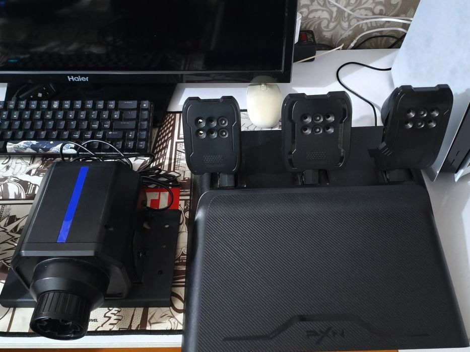 Игровой руль PXN V99 + адаптер для PS5