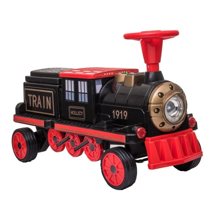 Trenulet electrica pentru copii SX1919 90W 12V STANDARD #Negru