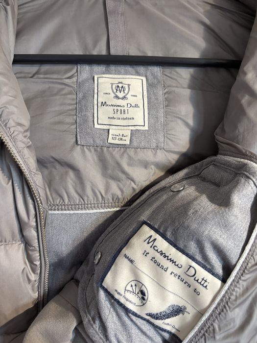 Есенно / пролетно яке с пух Massimo Dutti 122-134 , 7-8г